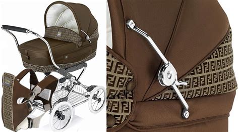 fendi stroller second hand|fendi baby stroller bag.